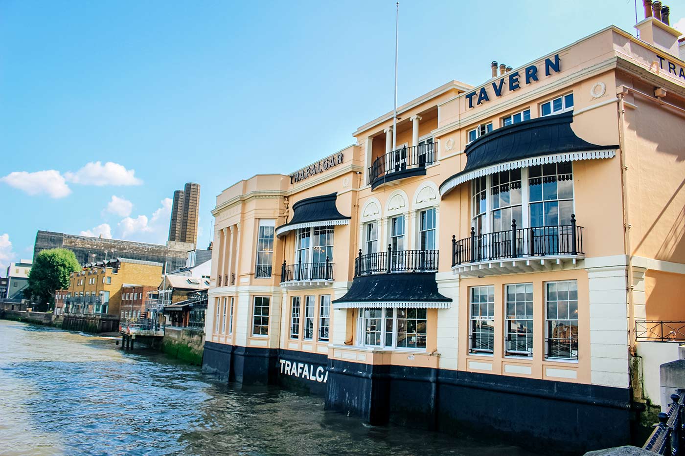 The Trafalgar Tavern pub Greenwich Copyright CK Travels