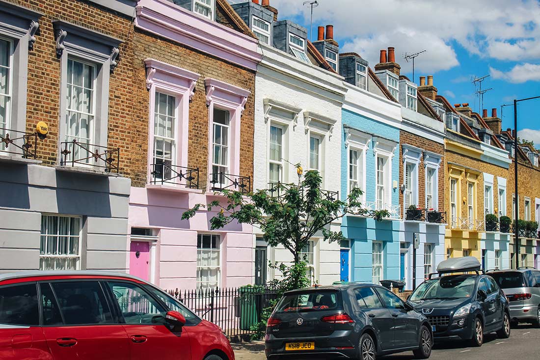 Camden’s Colourful Houses - Hartland Road