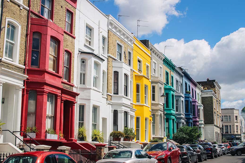 Lancaster Road, Notting Hill’s most colourful street