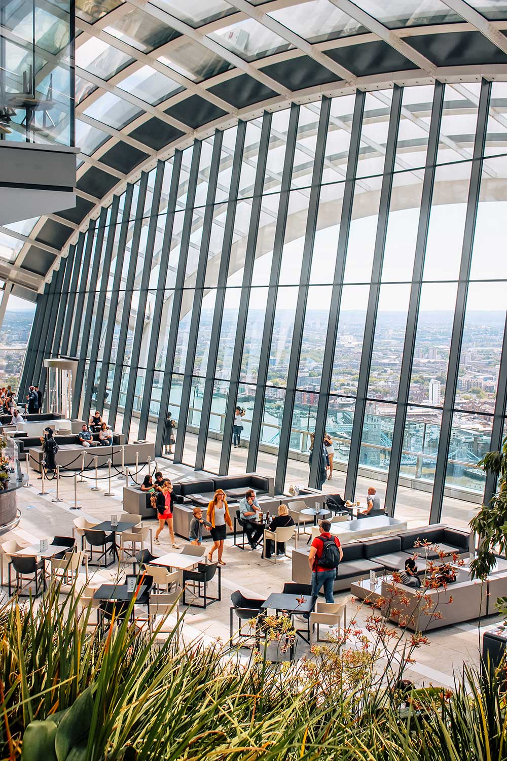Sky Garden in London - guide to the best free views of the city