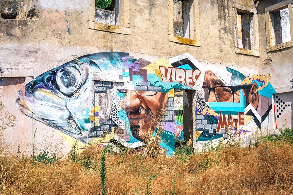 street art Lisbon Portugal. Copyright CK Travels
