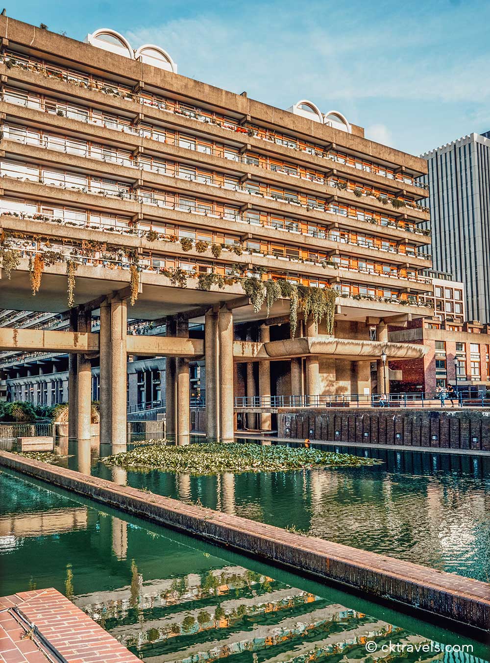 The Barbican Estate near Liverpool Street Station. Copyright CK Travels