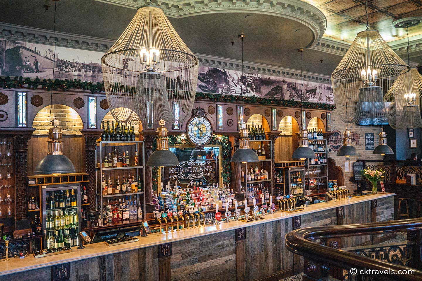 Horniman at Hays pub London. Copyright CK Travels