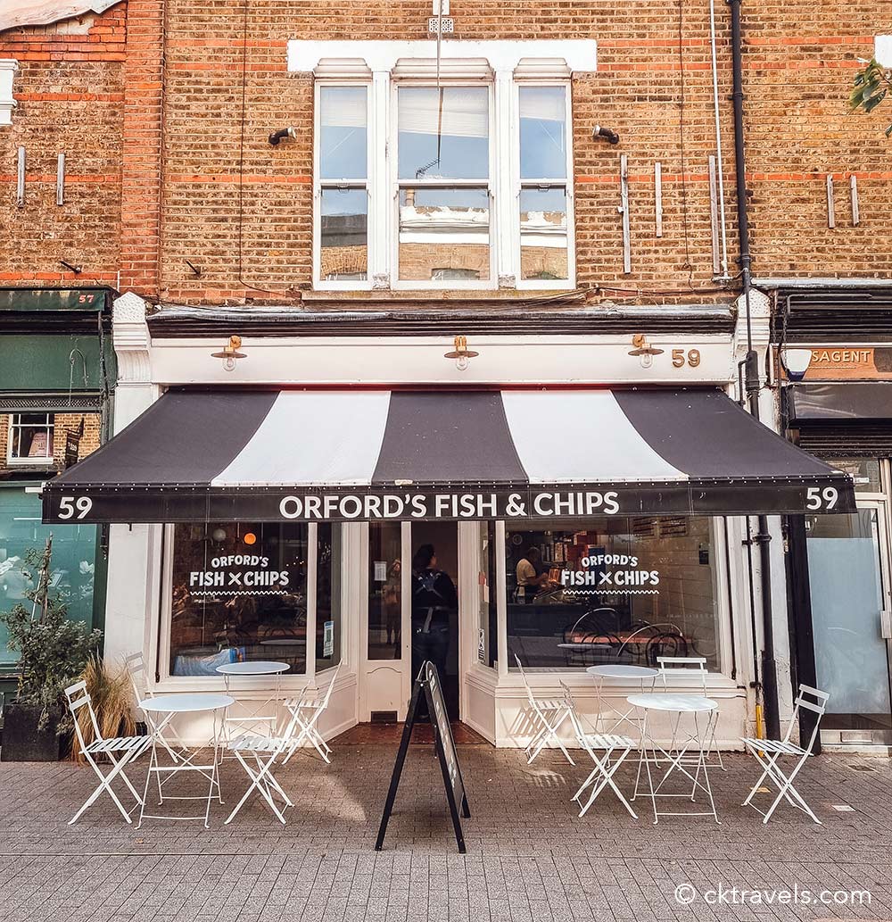 Orford's Fish and chips Walthamstow Village