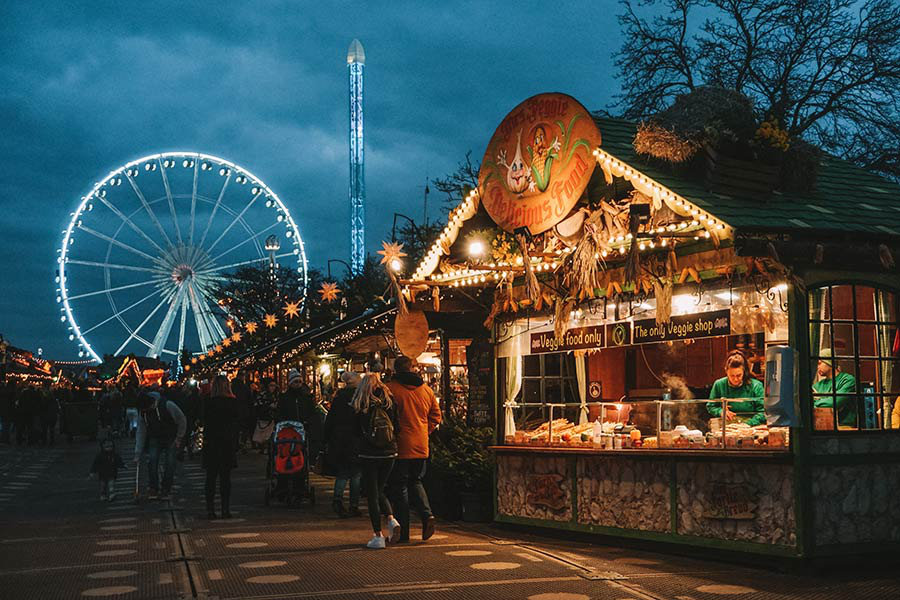 Angel’s Christmas Market at Winter Wonderland in London. Copyright CK Travels