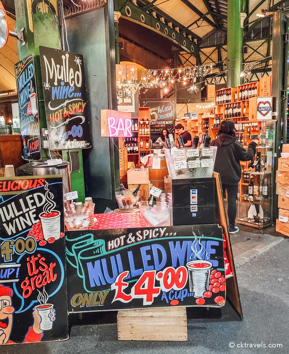 Christmas Shopping in London Borough Market