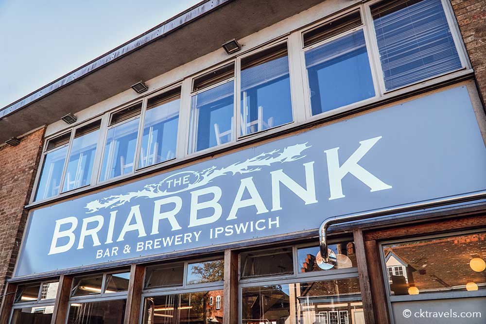 Briarbank Brewery and taproom pub Ipswich. Copyright CK Travels