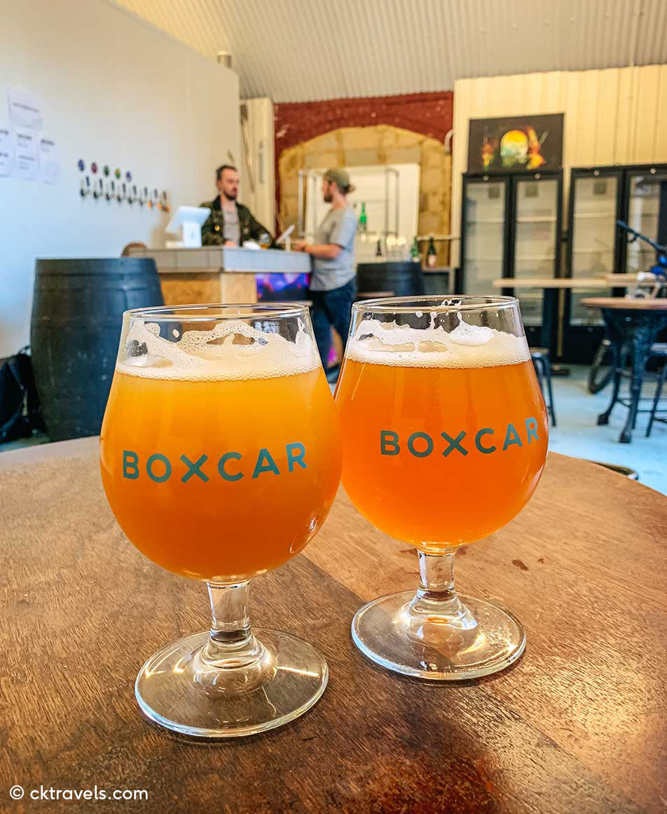 BOXCAR Brewery and Taproom Bethnal Green London. Copyright CK Travels