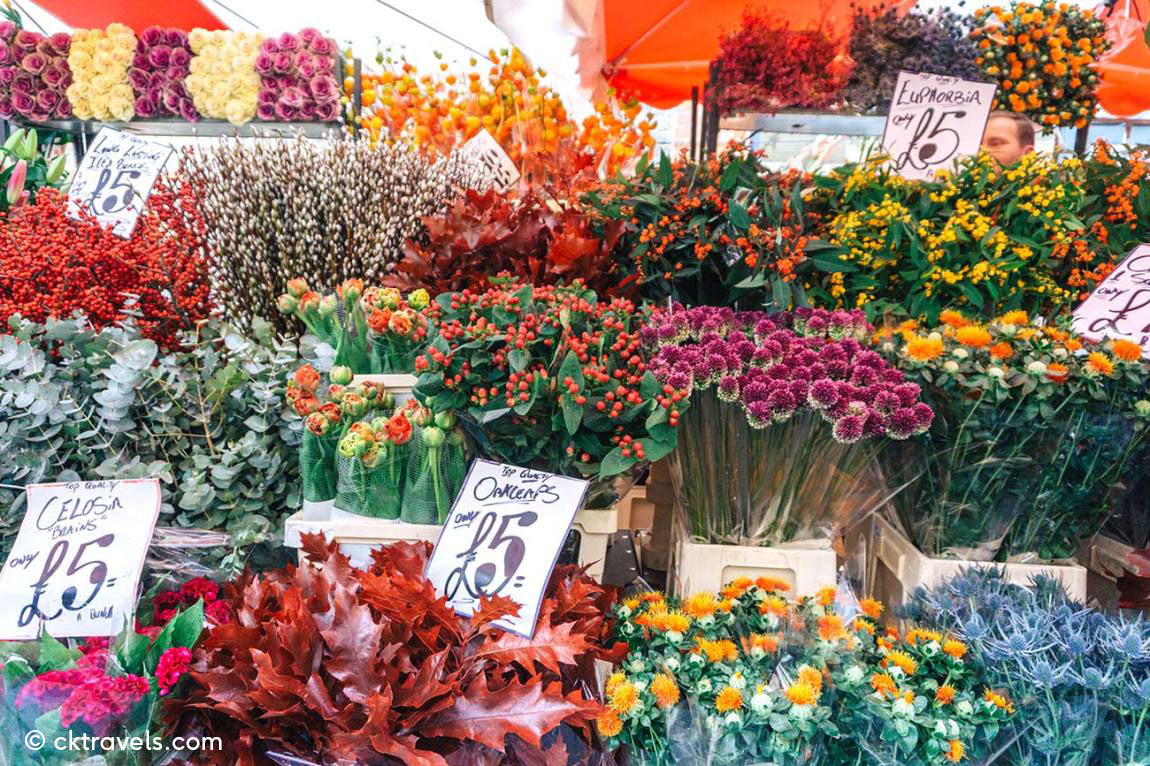 Columbia Road Flower Market Bethnal Green London. Copyright CK Travels