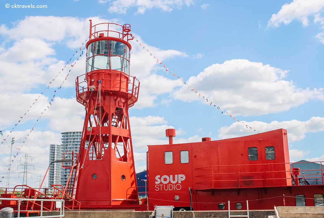Trinity Buoy Wharf, Poplar. Best places in east London. Copyright CK Travels