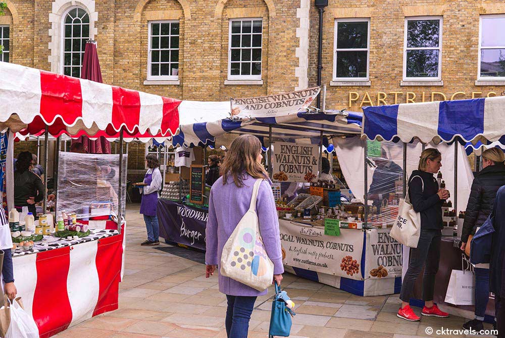 Duke of York Square Food Market Belgravia - one of the best Saturday markets in London