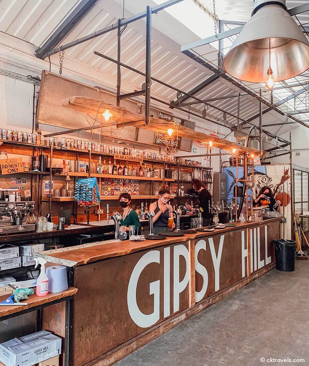 Gipsy Hill Brewing Company Brwery taproom London. Copyright CK Travels