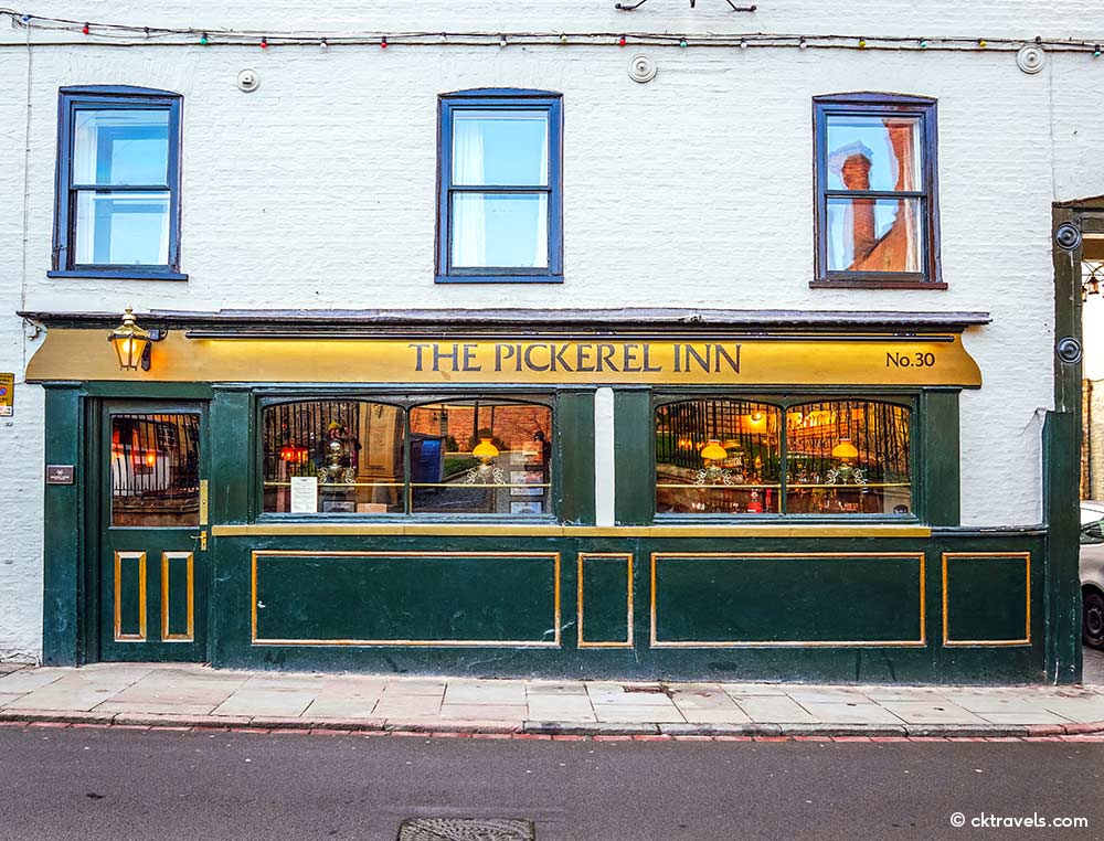 The Pickerel Inn pub Cambridge. Copyright CK Travels