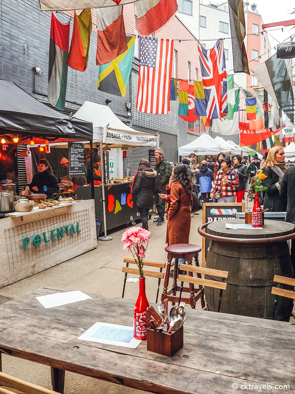 Maltby Street Market near London Bridge station