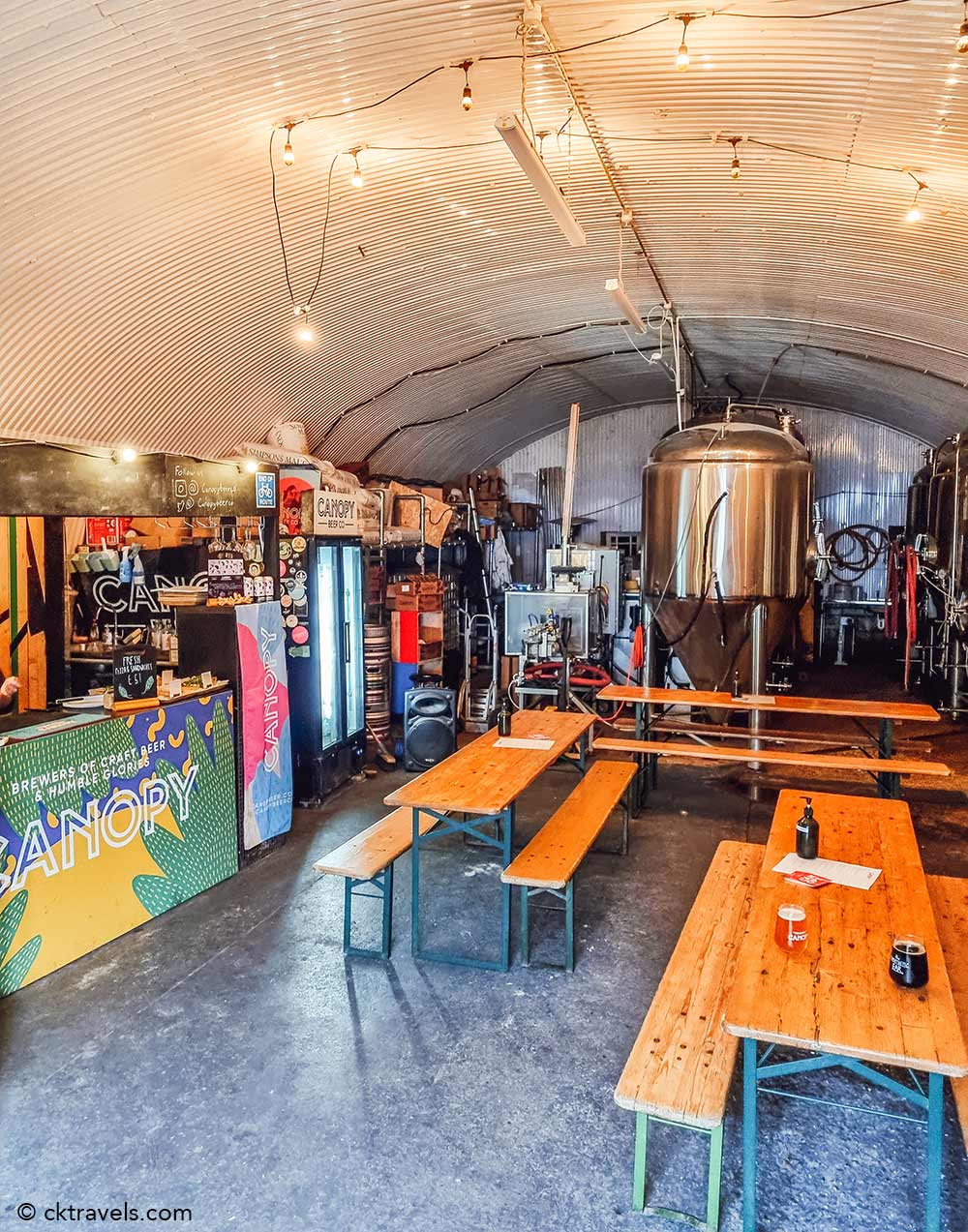 Canopy Beer Co brewery taproom, Herne Hill, south London