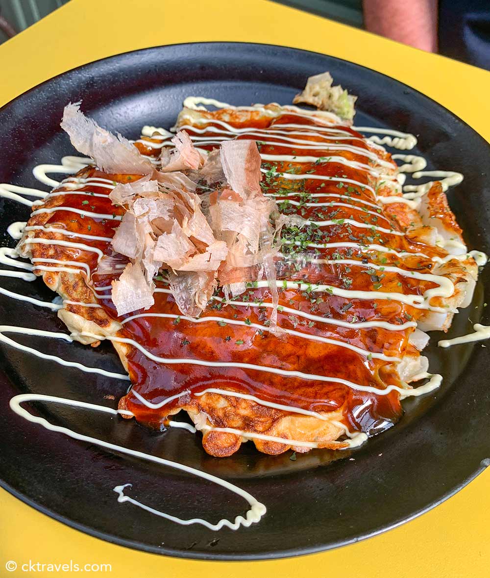 okonomiyaki at OKAN Brixton Village