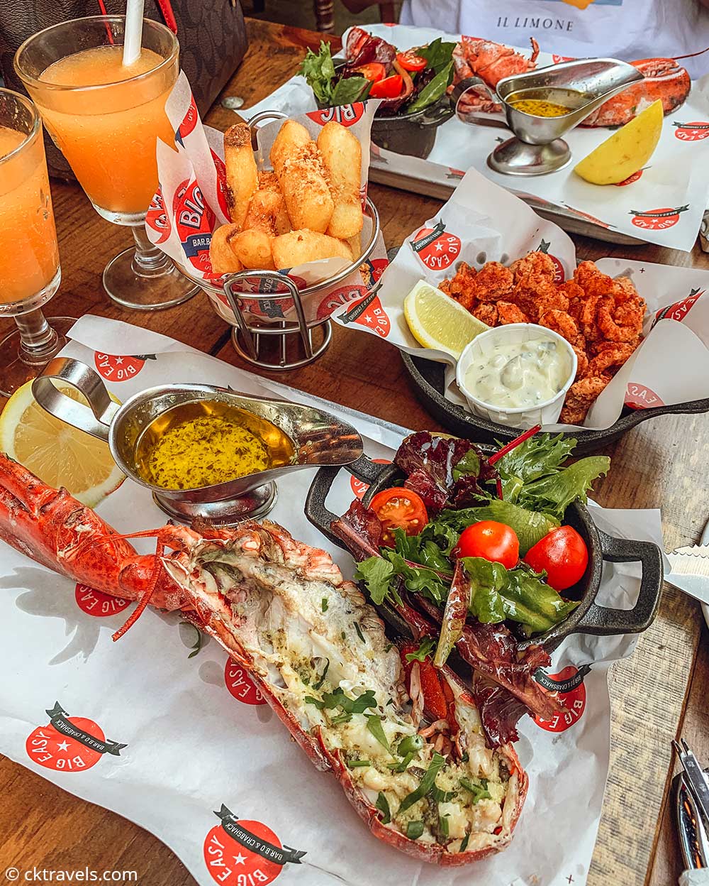 Lobster at The Big Easy, Stratford, London