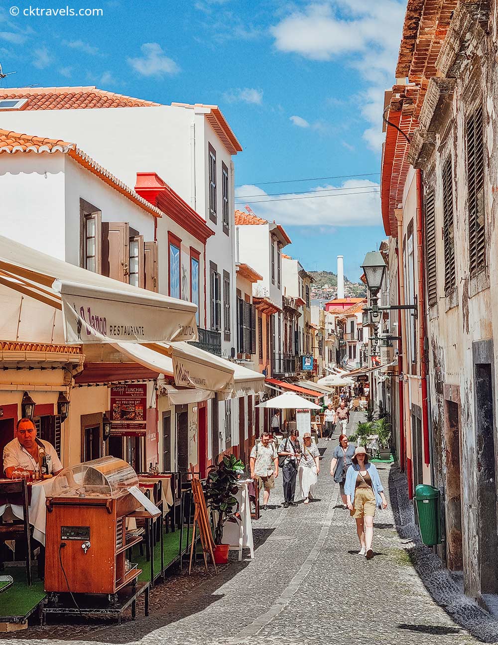 Rua de Santa Maria in Funchal Madeira