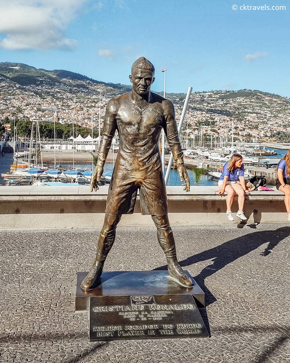 Funchal Madeira Cristiano Ronaldo Statue