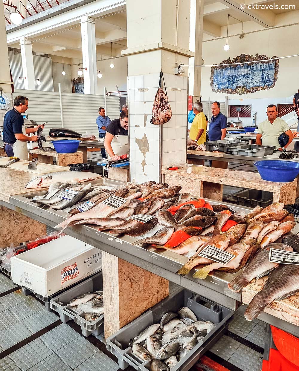 Funchal Madeira Mercado dos Lavradores fish market