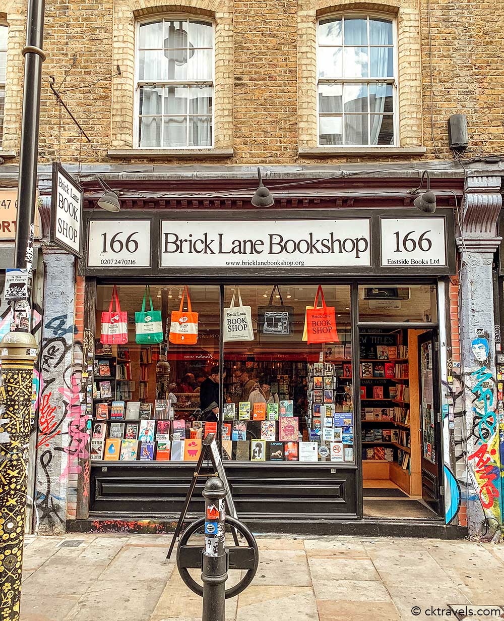 Brick Lane bookshop, East London