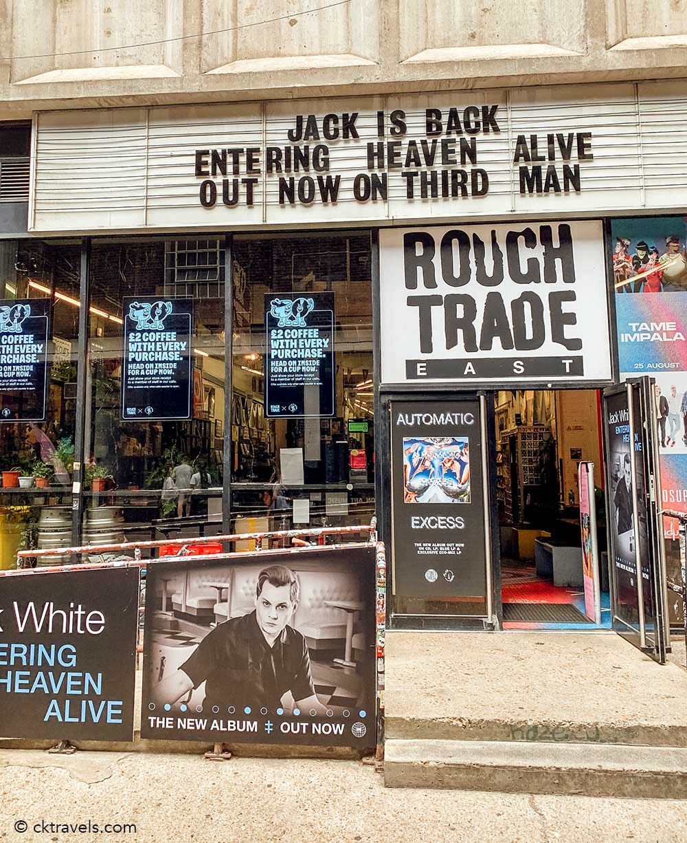 Rough Trade East near Liverpool Street Station