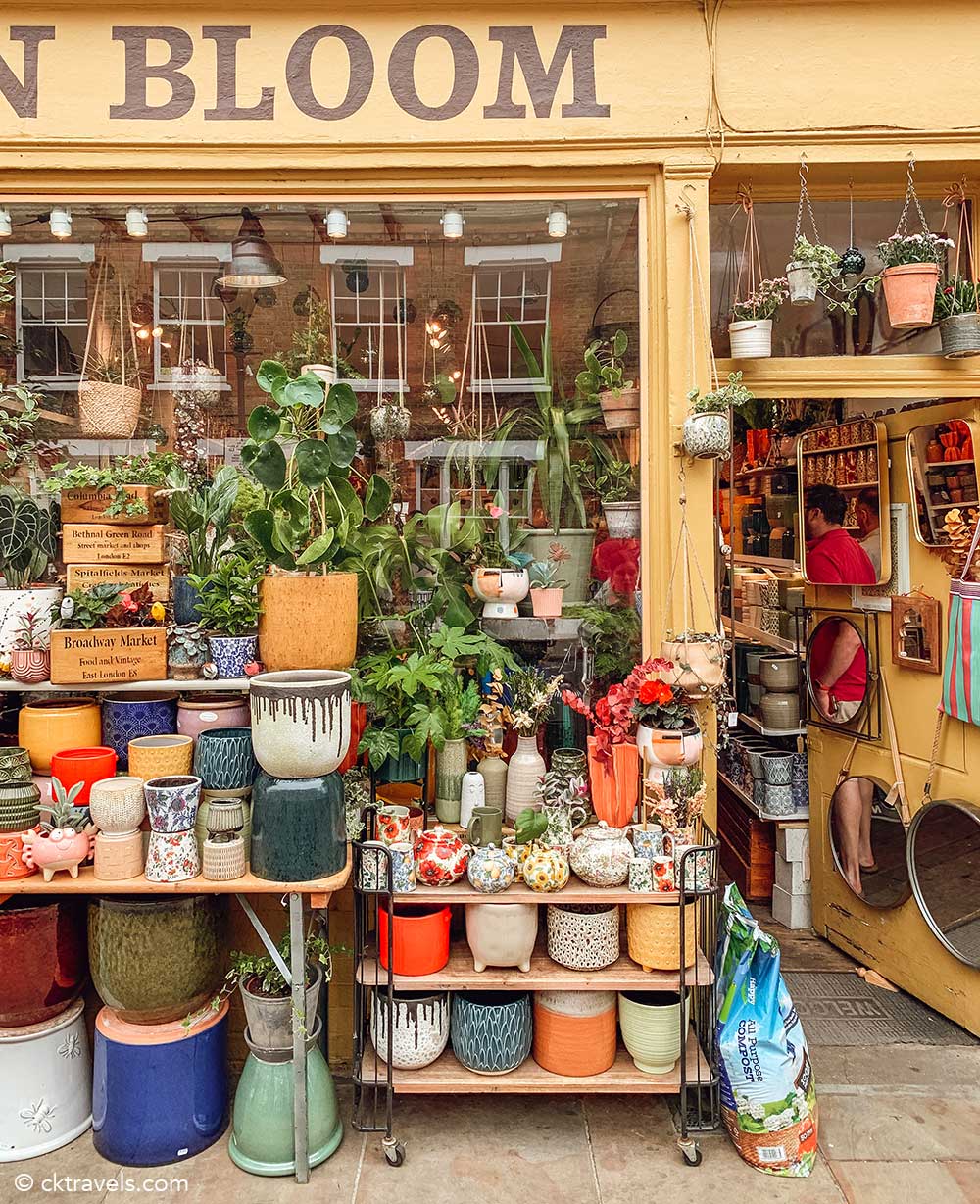 Columbia Road Flower Market east London