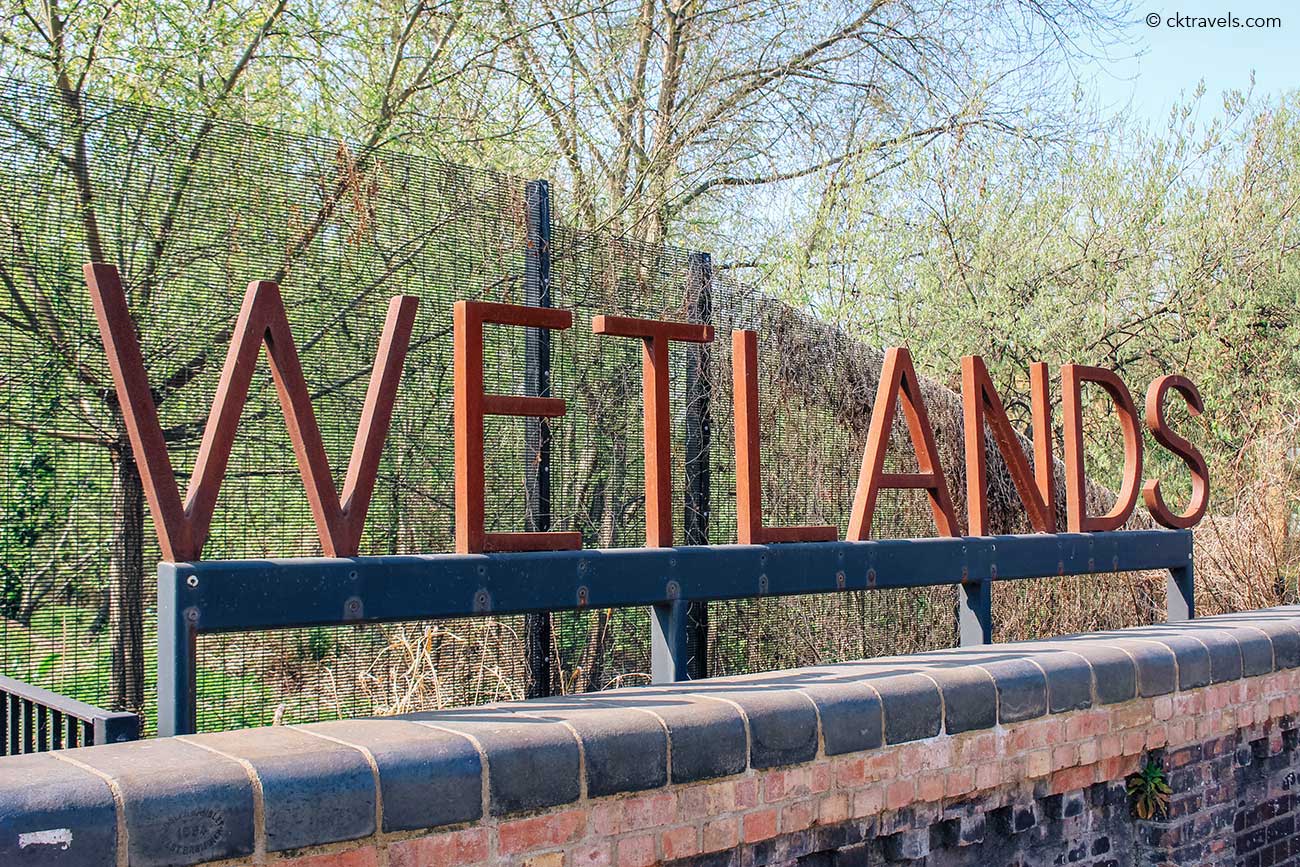 Walthamstow Wetlands sign