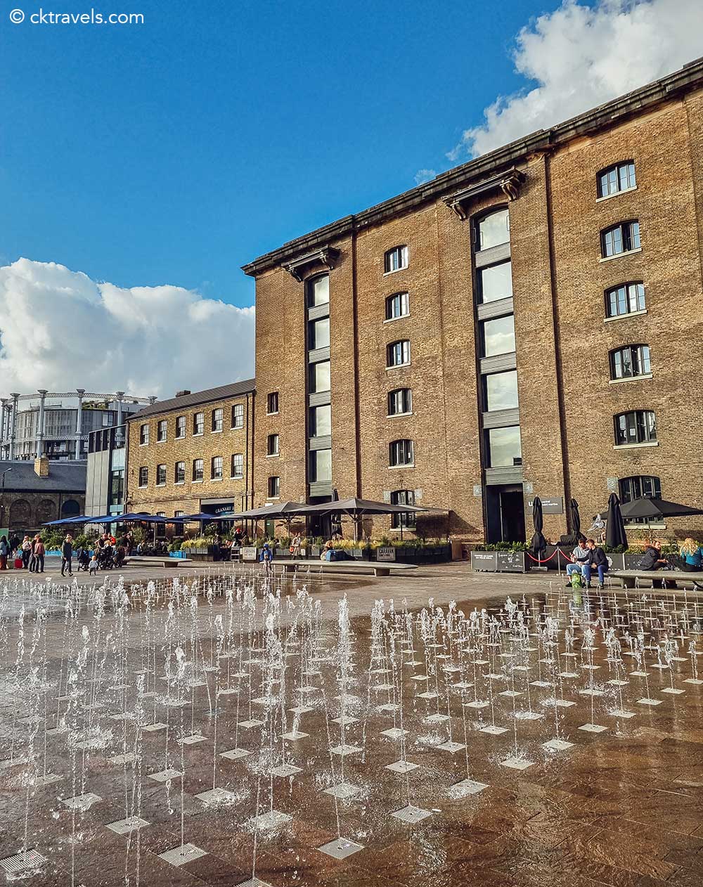 Granary Square Fountains King's Cross London