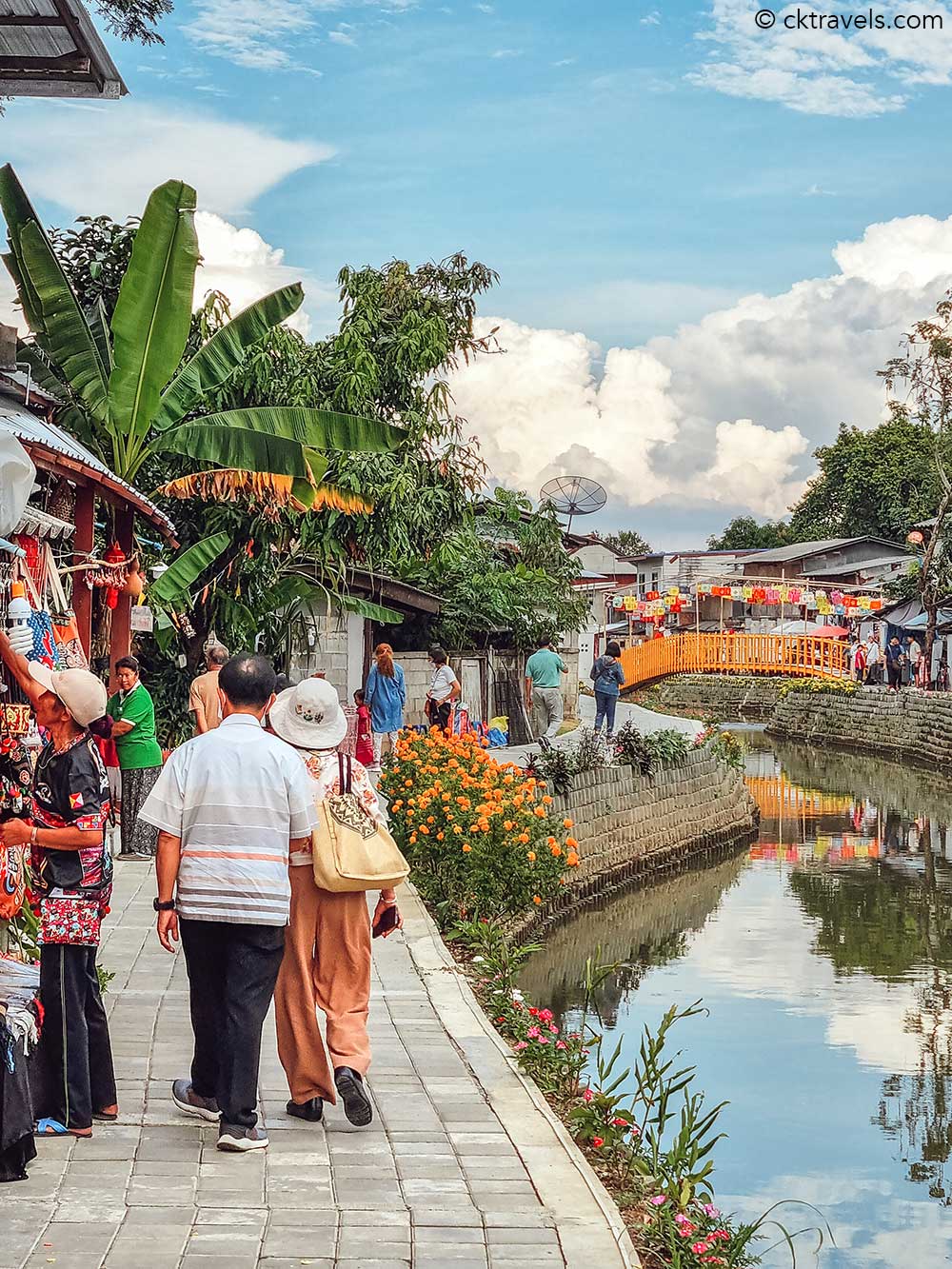 Khlong Mae Kha canal village in Chiang Mai