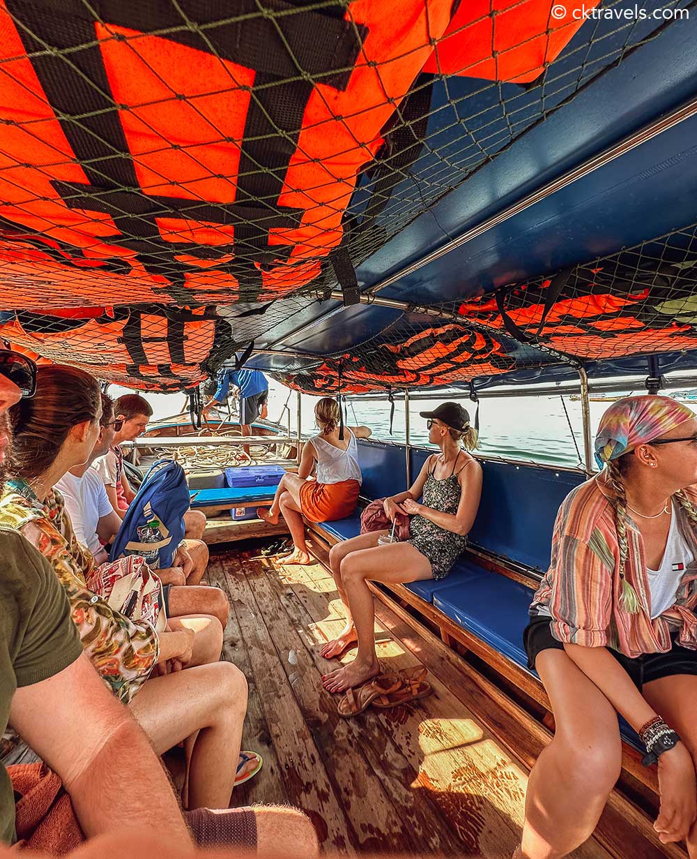How to get from Krabi (Ao Nang) to Railay Beach by longtail boat 