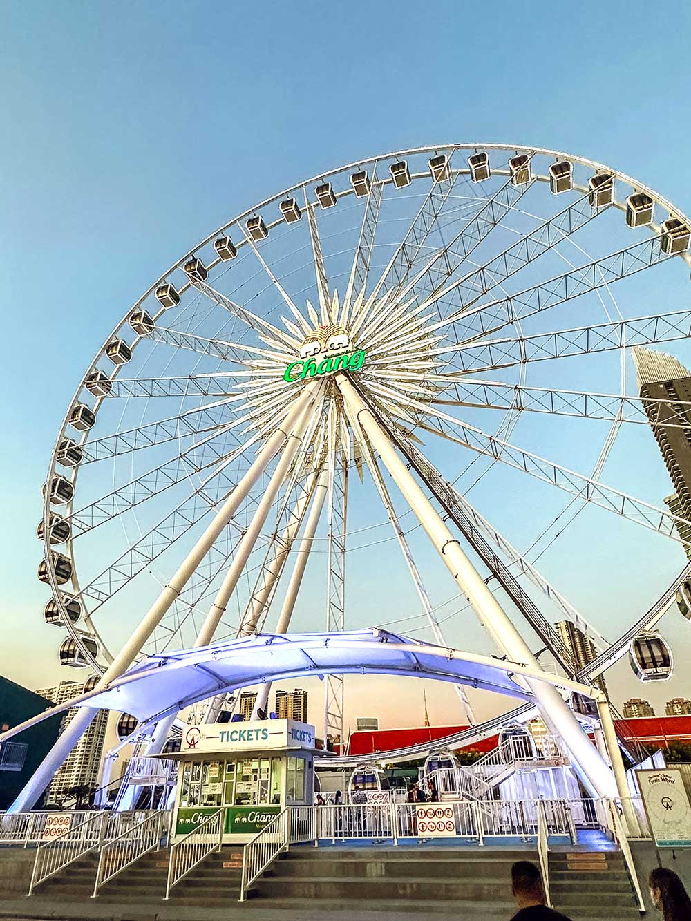 Ferris wheel at Asiatique night market on Bangkok's Riverfront