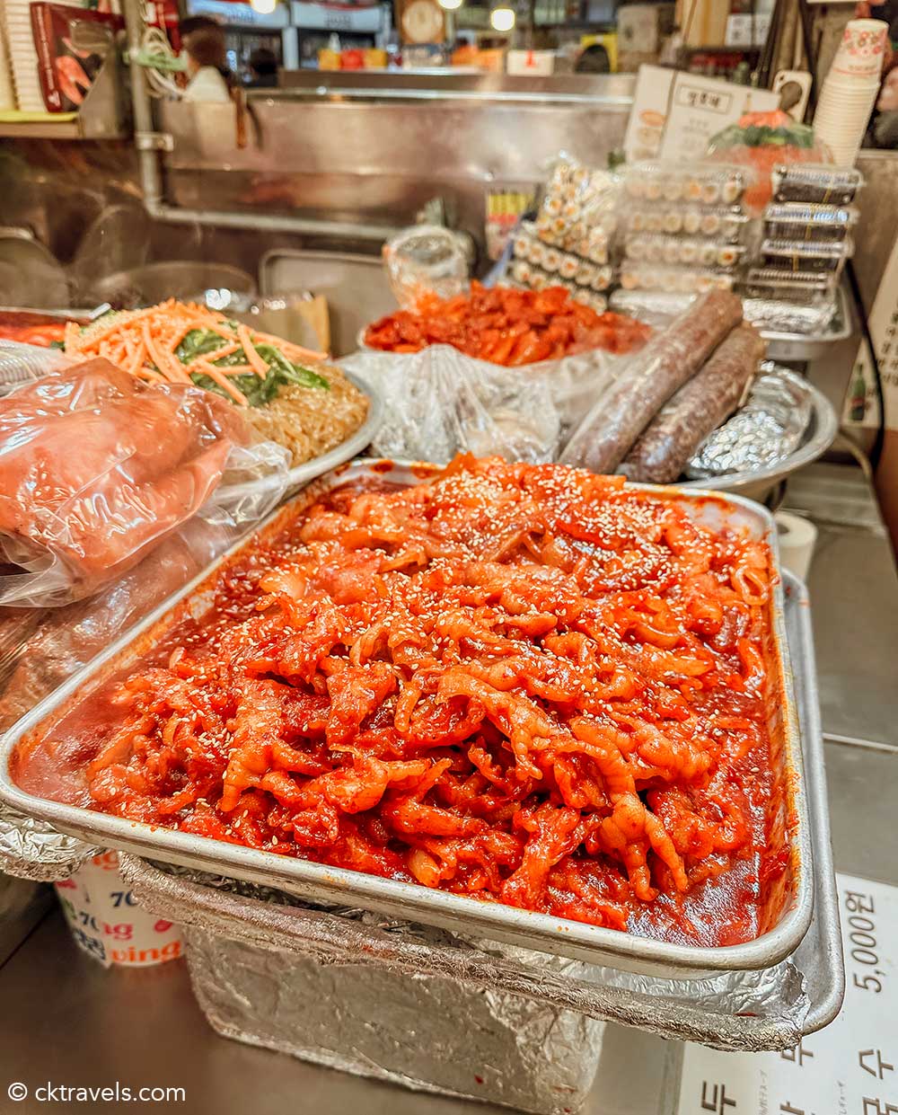 Chicken Feet (Dakbal) Korean street food