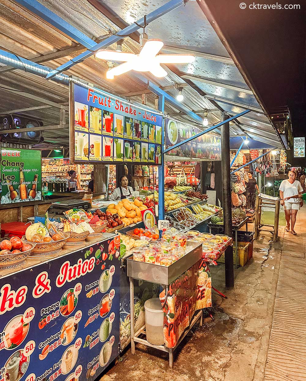 Ao Nang Beach Night Market Place in Ao Nang Krabi Thailand