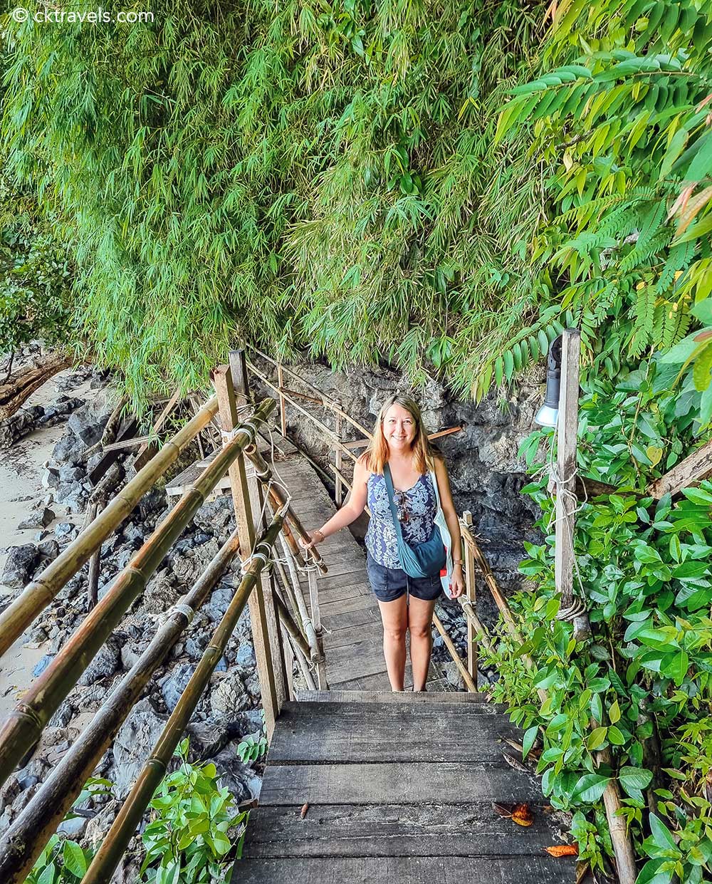 Monkey Trail Cliff Walk to Pai Plong Beach in Ao Nang Krabi Thailand