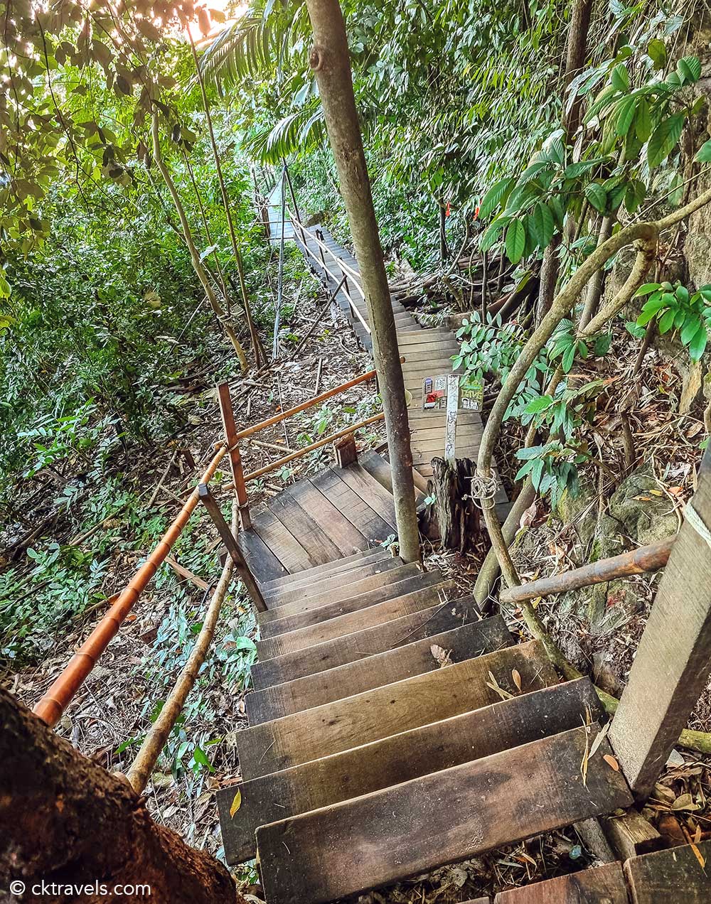 Monkey Trail Cliff Walk to Pai Plong Beach in Ao Nang Krabi Thailand