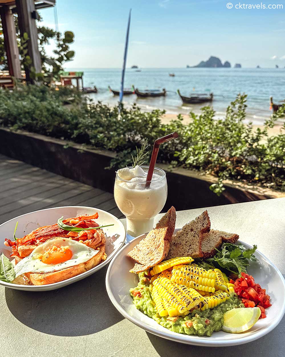 Breakfast at Reeve Beach Club Krabi in Ao Nang Krabi Thailand