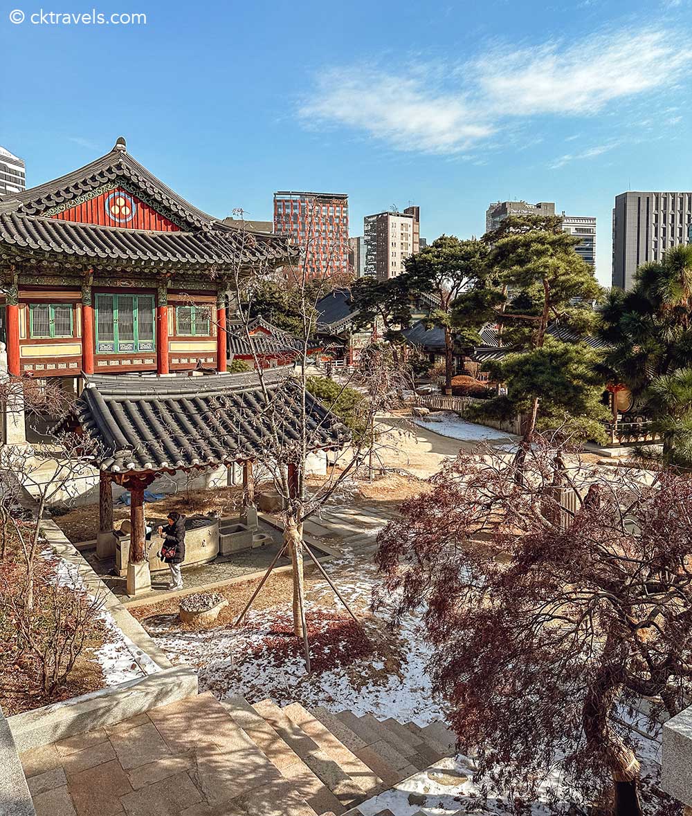 Bongeunsa temple Gangnam Seoul South Korea