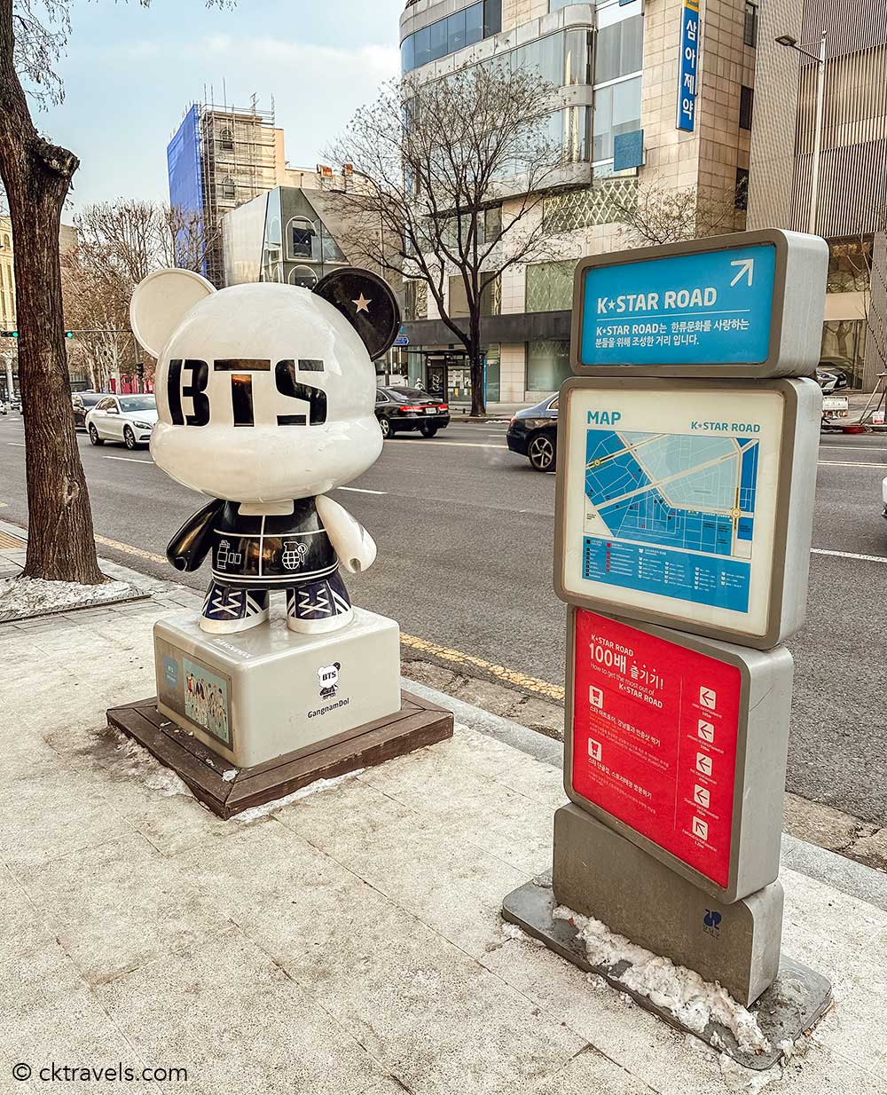 K Star Road BTS (AKA Gangnam Dol bears) Seoul South Korea