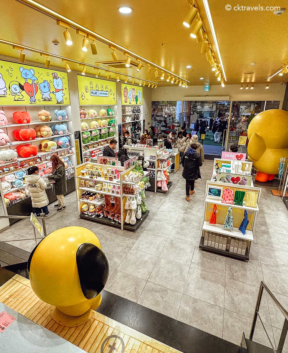 Line friends store Insadong Seoul