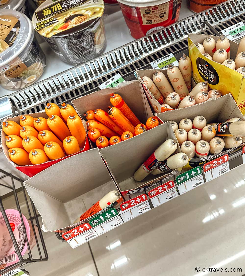 7-Eleven in South Korea | Plastic sausages