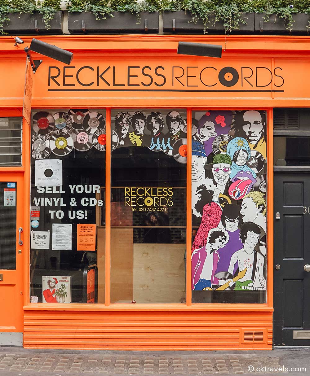 Reckless Records Soho London