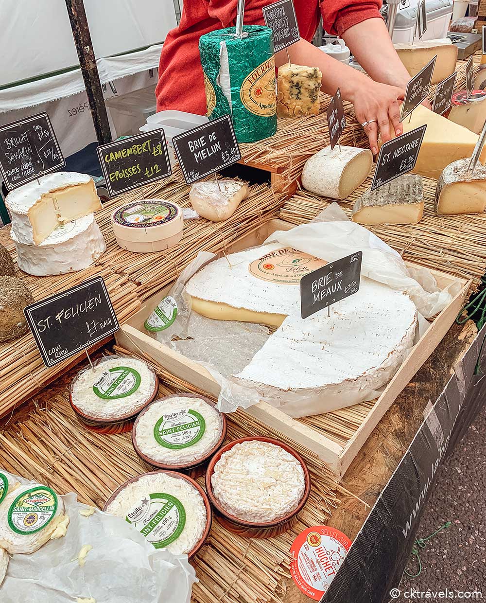 Broadway Market, London Fields Cheese stall