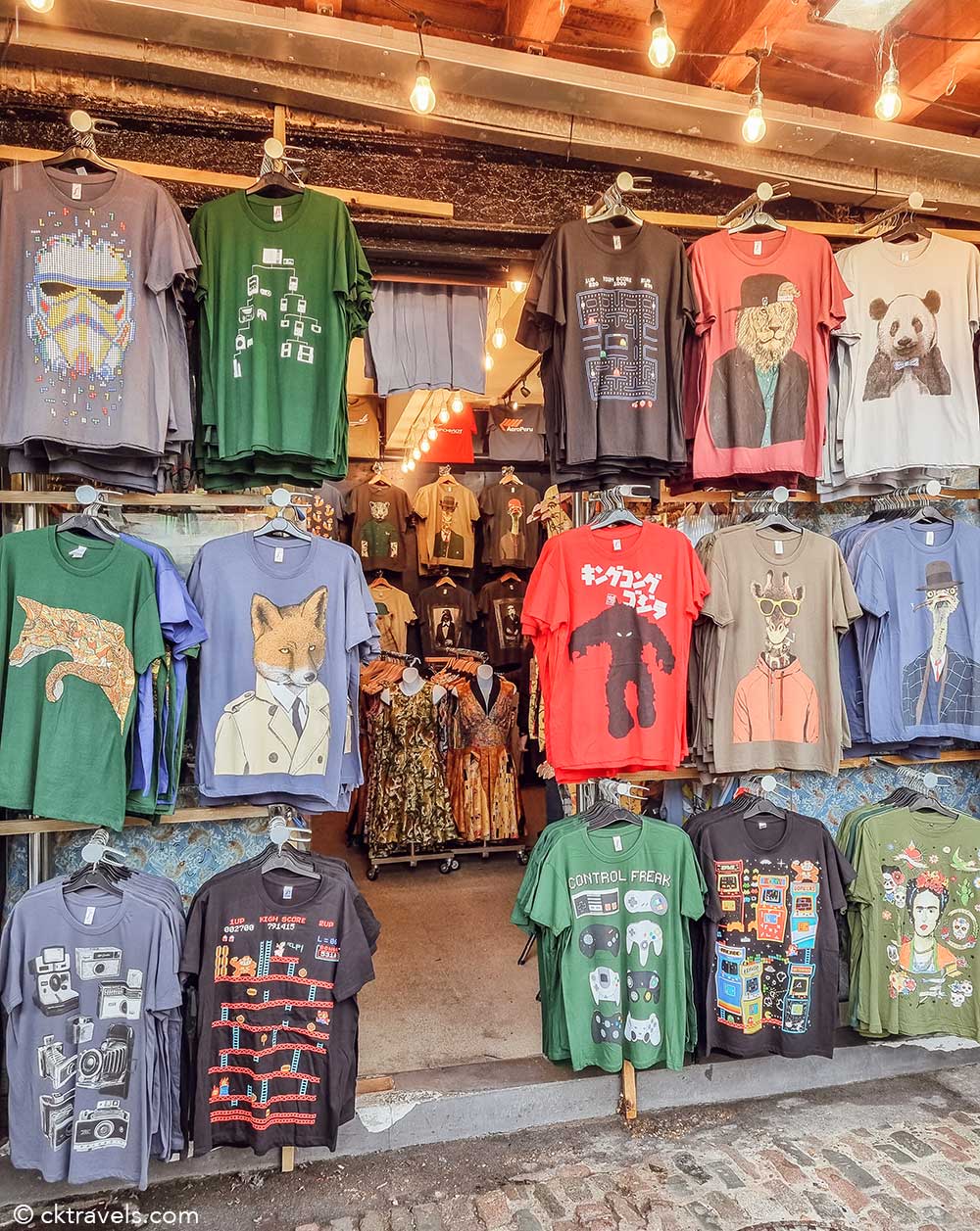 Camden Lock Market t shirts