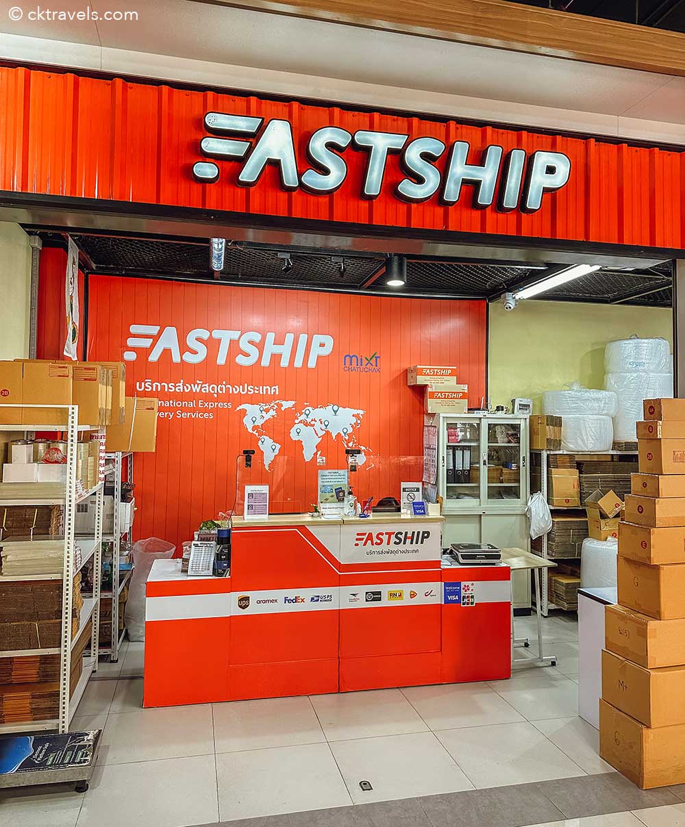 Fastship courier services near Chatuchak market