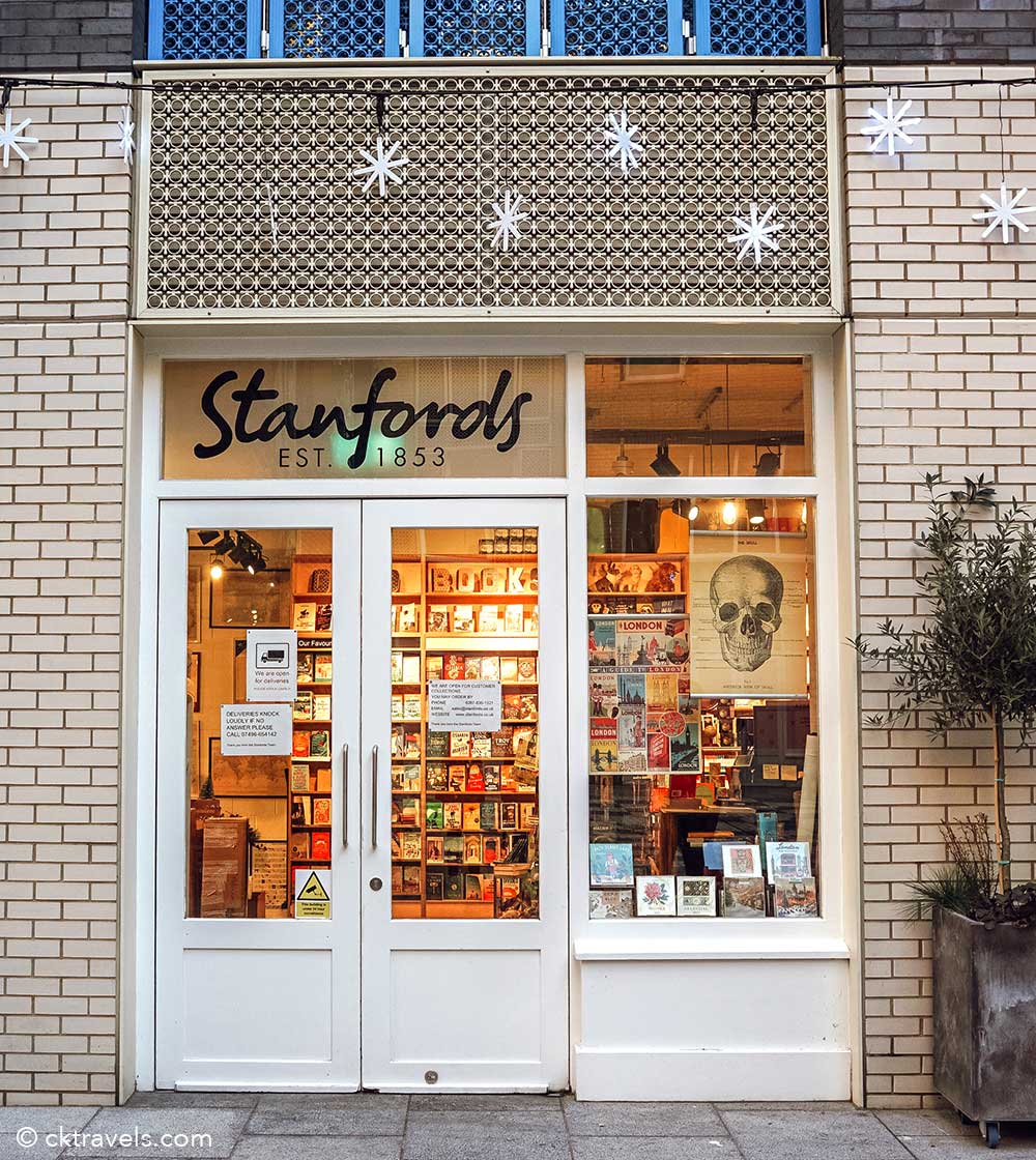 Stanfords Bookshop Covent Garden