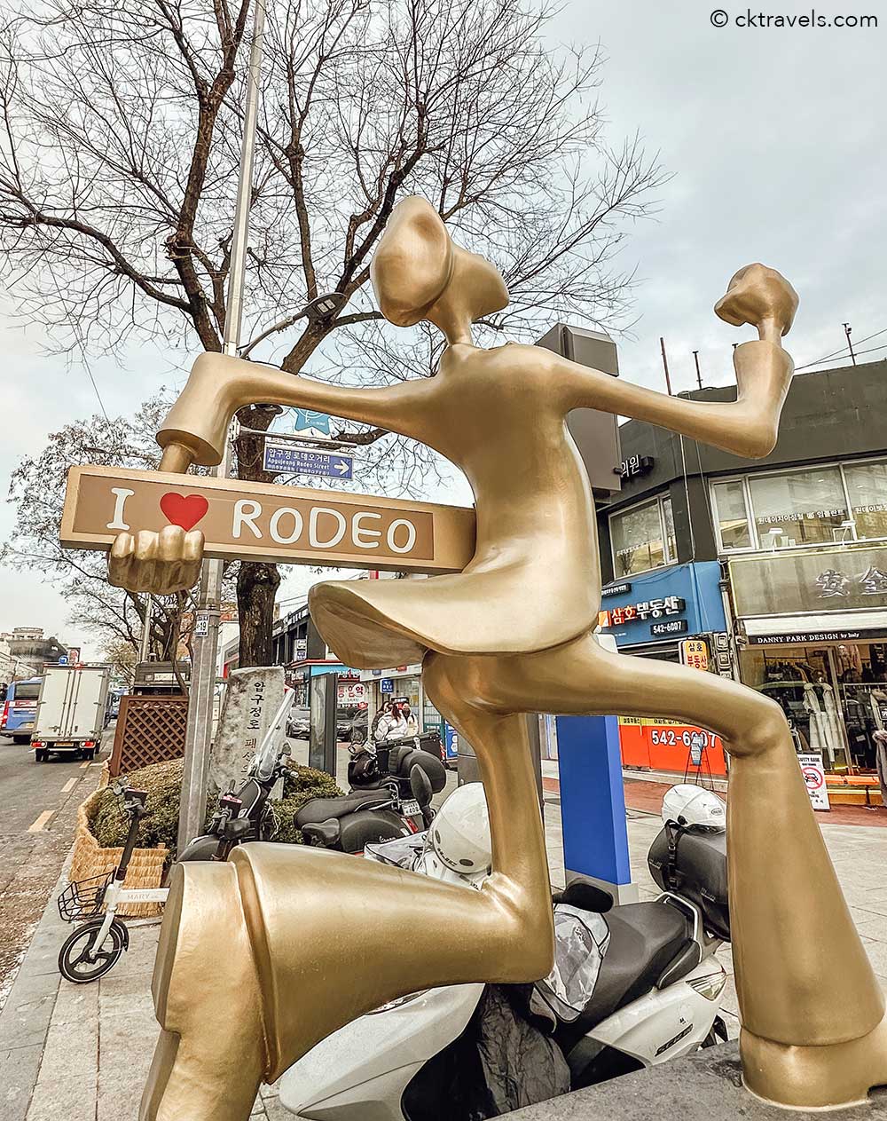 Apgujeong Rodeo Street / Cheongdam Fashion Street Gangnam Seoul South Korea