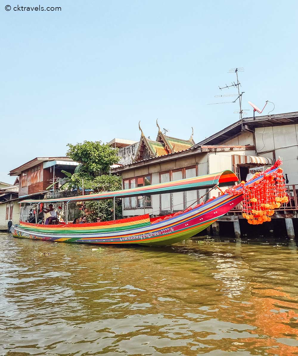 Bangkok Canal Tour by Longtail Boat  using Go City Bangkok Pass