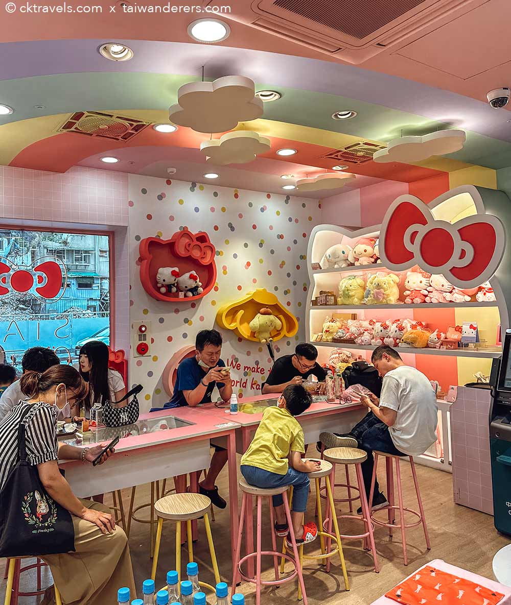 Sanrio themed 7-eleven convenience store in Taipei Taiwan
