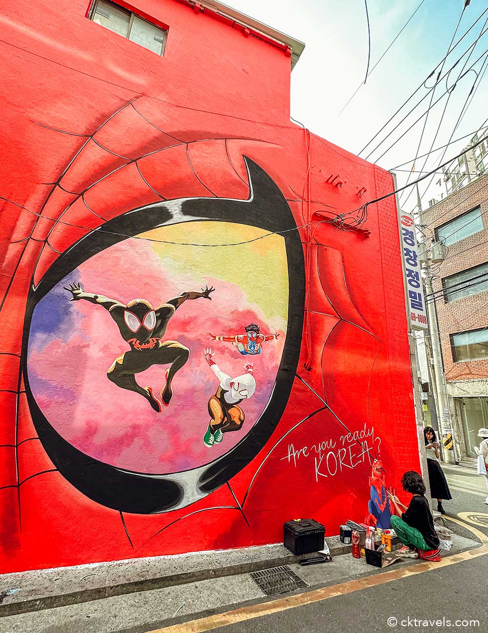 Seongsu-dong Street Art Spiderman